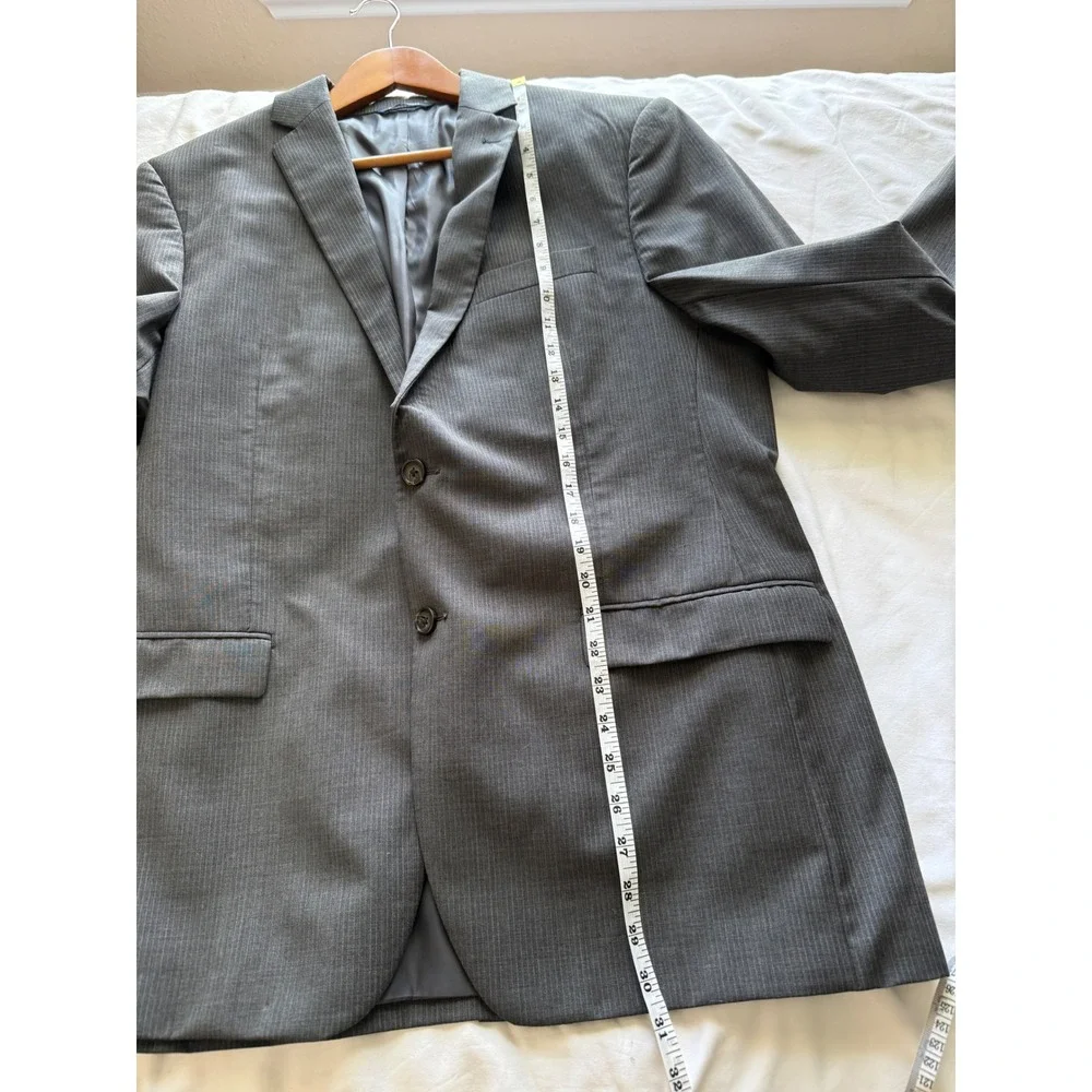 Ralph Ralph Lauren Mens 44R Grey Wool Micro‎ Stripe Blazer Sport Coat Canada